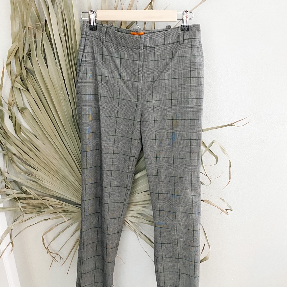 Gray Plaid Slacks